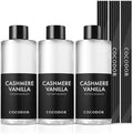 COCODOR Reed Diffuser Oil Refill/Cashmere Vanilla /6.7oz(200ml) / 3 Pack/Aromatherapy, Home Fragrance, Scented Oils, Oils for Reed Diffuser, Bathroom Home Decor