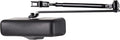 BRINKS Commercial - Heavy Duty Residential Door Closer, Matte Black Finish - Size 3 with a 155-Degree Opening Range and Adjustable Closing Speed