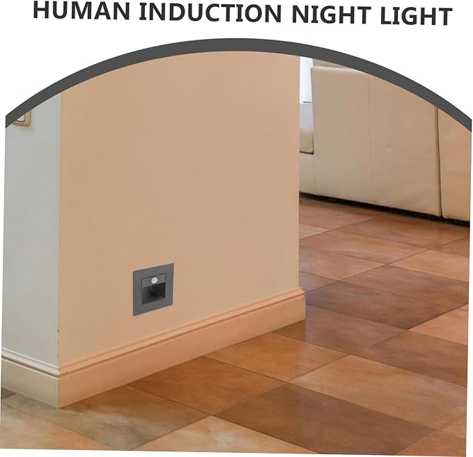 Indoor Motion Sensor Led Step Lights Eye-Caring Embedded Design for Hallways Outdoor Staircases Automatic Activation for Safety Energy Efficiency Soft Warm Glow