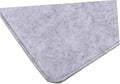 Zerodeko Bedside Storage Organizer Space-Saving Felt Pocket for Laptop Magazines Remote and Glasses Minimalist Design for Easy Access Bedroom Dorm Light Grey