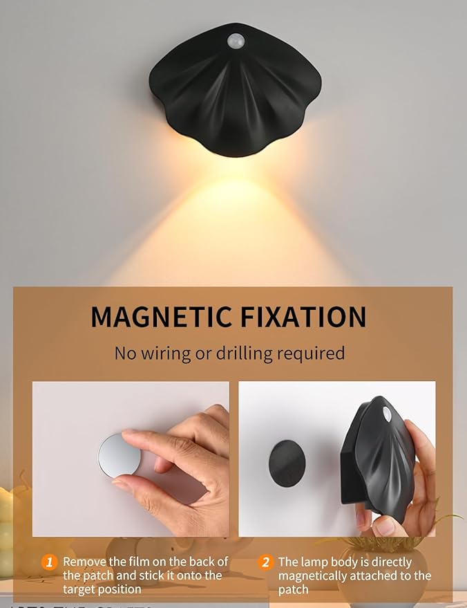 4 Pack Rechargeable motion sensor indoor spotlight ,LED human sensing cabinet small night light,bedside wall light,bedroom,Living room lamps,decorative paintings artworks,corridor,staircase step light