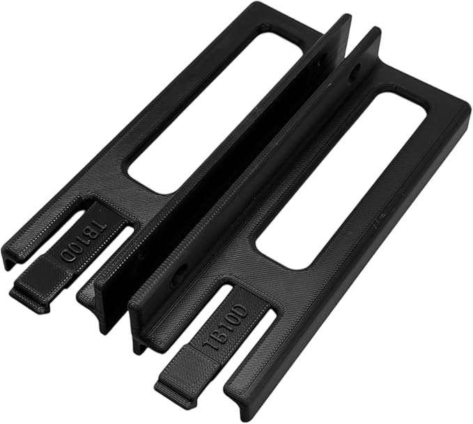 Desk Mount Kit for Fosi Audio TB10D - Under Desk Mount Brackets with Retension Clips - Secure Mounting Accessories