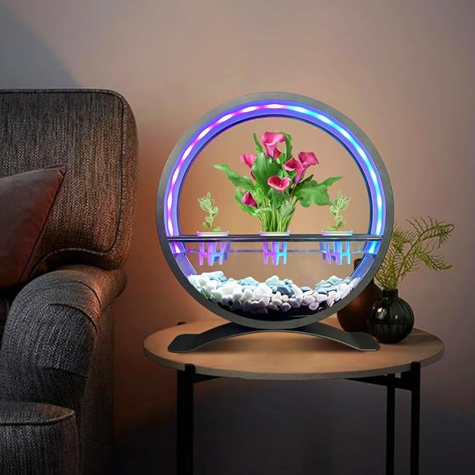 Mothers Day Decorations Lights Gifts for Mom Women RGB Color Changing Smart Led Table Ambient Plant Growth Lights APP/USB/Remote Control for Home Valentines Mother's Day Decor(Plant Not Included)