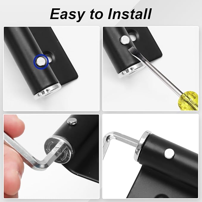 Automatic Door Closer Silver Spring Door Closers for Home, Stainless Steel Auto Doors Closer Self Closing Safety Screen Closers