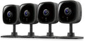 Tapo 1080P Indoor Wired Security Camera - Works as a Baby Monitor & Pet Camera, Motion Detection, 2-Way Audio, Siren, Night Vision, Subscription-Free Local Storage or Optional Cloud, C101(4-Pack)