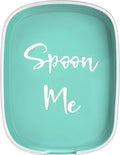Turquoise Spoon Rest for Stove Top, DAYYET Teal Ceramic Large Spoon Holder, Spoon Rest for Kitchen Counter, Heat-Resistant Cooking Utensil Rest, Teal Kitchen Decor and Accessories