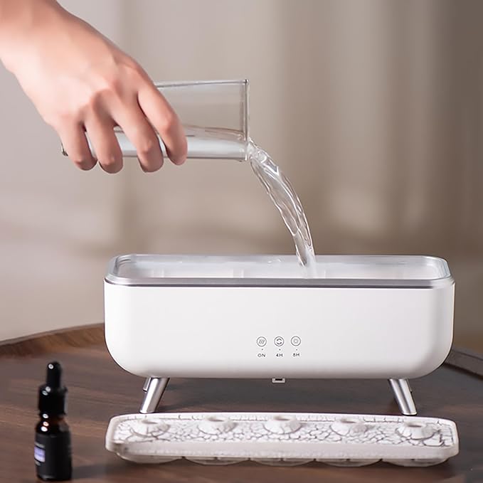 Jellyfish Oil Diffuser Humidifier,7-Color Gradient LED Lights,300ML Dynamic Sound Pickup Ultrasonic,Home Aromatherapy Diffusers,Remote Control Humidifier for Bedroom & Office