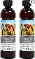 Hosley Tropical Fruit Fragrance Warming Oils, Set of 2, 5oz Each. Ideal Gift for Weddings, spa, Reiki, Meditation, Bathroom Settings.P1