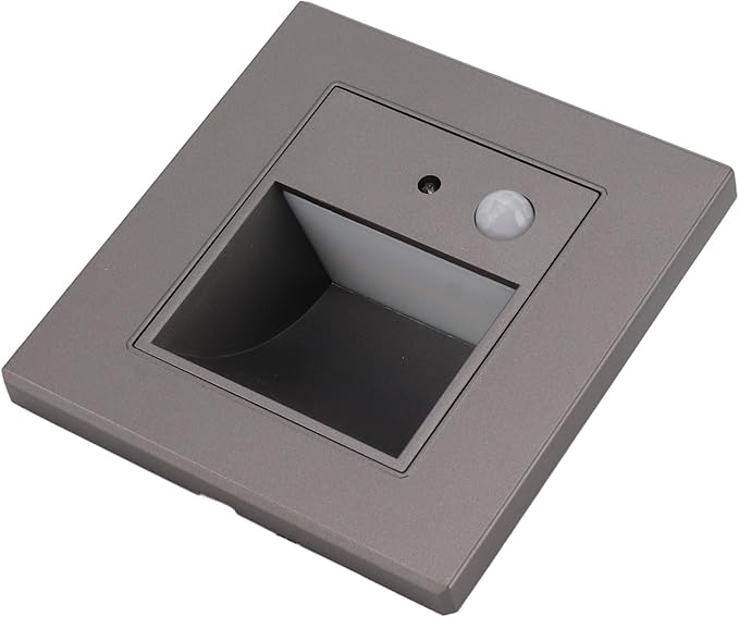 Aramox LED Step Light, Motion Sensor with 3000K Warm White, 1.5W Flush Mounted Indoor Stair Lights for Hallway and Bedroom Use