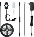Sensky Motion Sensor LED Strip Light Under Cabinet Lighting Kit, LED Strip Light with Motion Sensor, FCC Listed Power Adapter for Gun Safe Light, Shelf, TV Wall Lighting (8.2FT,6000K)