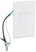 Elco Lighting ELST66W 120V LED Mini Step Light with Smooth White Acrylic Lens