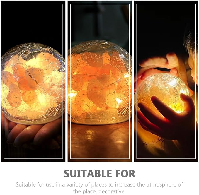 Crystal Unique Light with Dimmer Ideal for Home Decor Meditation and Relaxation Creates Soothing Atmosphere with Soft Glow