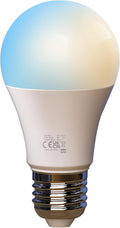 LED Smart Light Bulbs, Color Changing Light Bulb Work with Google Home, Alexa, Preset Scene, Music Sync, A60 E27 2.4GHz RGBTW WiFi Bluetooth 9W, 806LM