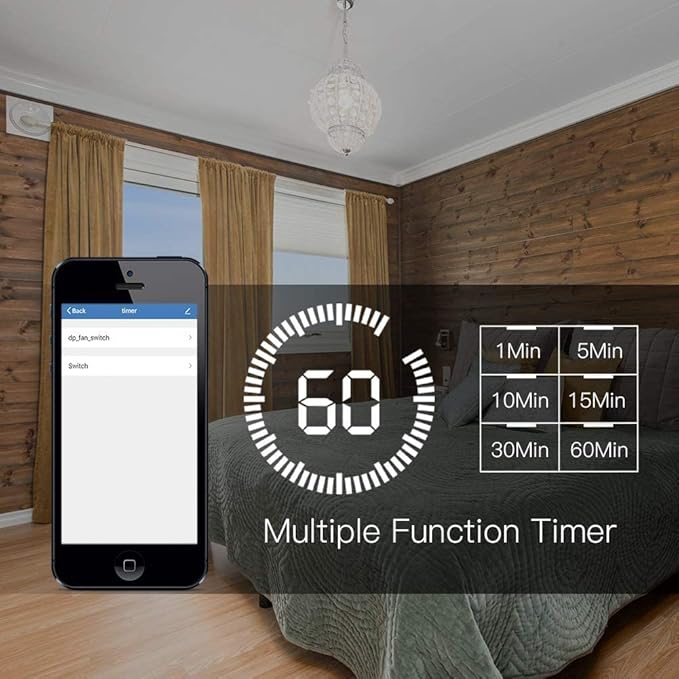 MOES WiFi Smart Curtain Switch Motorized Roller Blinds Shutter Switch,Smart Life/Tuya APP Remote Control,Compatible with Alexa Echo and Google Home