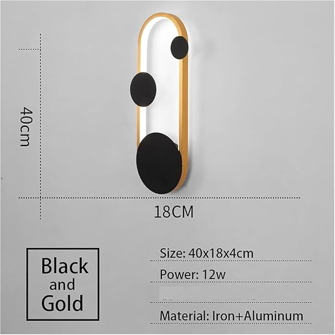 Minimalist Led Wall Decor with Living Room Decoration Bedside Lamp Modern Wall Lamp Sconce Indoor Lighting Wall Light Fixtures for Living Room