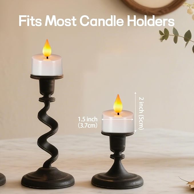 Rechargeable Candles tealights 12 Pack, Electric Tea Lights with Type-C Charging Base, 60-Hour Ultra Runtime, 2 inch Votive Candle with Remote, Ideal for Wedding Christmas Table Centerpiece