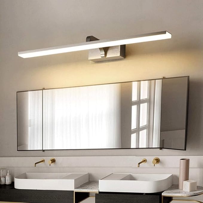 Mirror Light LED Vanity Waterproof Bathroom Lighting Fixture, Moisture Lights, 3 Color Mode Make-up,Luxury
