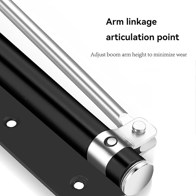 Automatic Door Closer Heavy Duty Adjustable Universal Installation/Wide-Angle Design/Tool-Free Force/Speed Adjustment/Commercial Grade Smooth Closing for Doors 80-120 lbs (Matte Black)