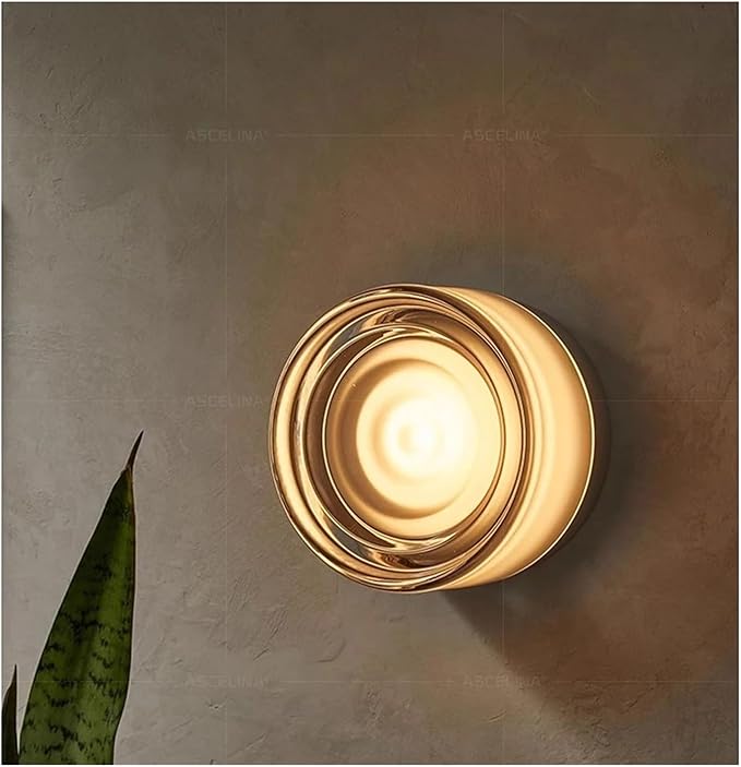 Modern Amber Jelly LED Wall Lamp - Smokey Grey Sconce for Living Room, Dining Room, Corridor & Study - Stylish Home Decor Lighting Fixture