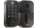 Yale Security Lock 2 Touch Deadbolt, Oil Rubbed Bronze Biometric Fingerprint Entry Door Lock with Digital Keypad for Code Entry (No Wi-Fi), YRD420-F-BLE-0BP