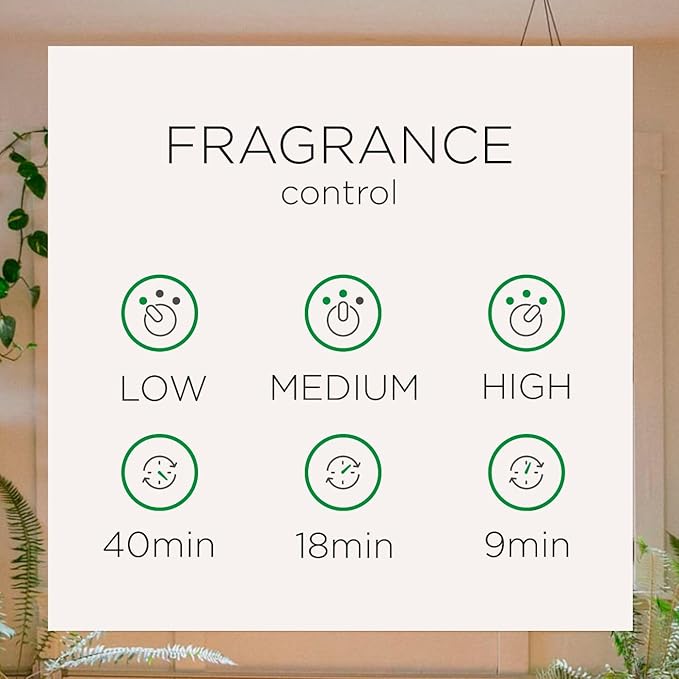 Air Wick Automatic Spray Starter Kit (Gadget + 2 Refills), Summer Delights, Essential Oils, Air Freshener, Odor Neutralization