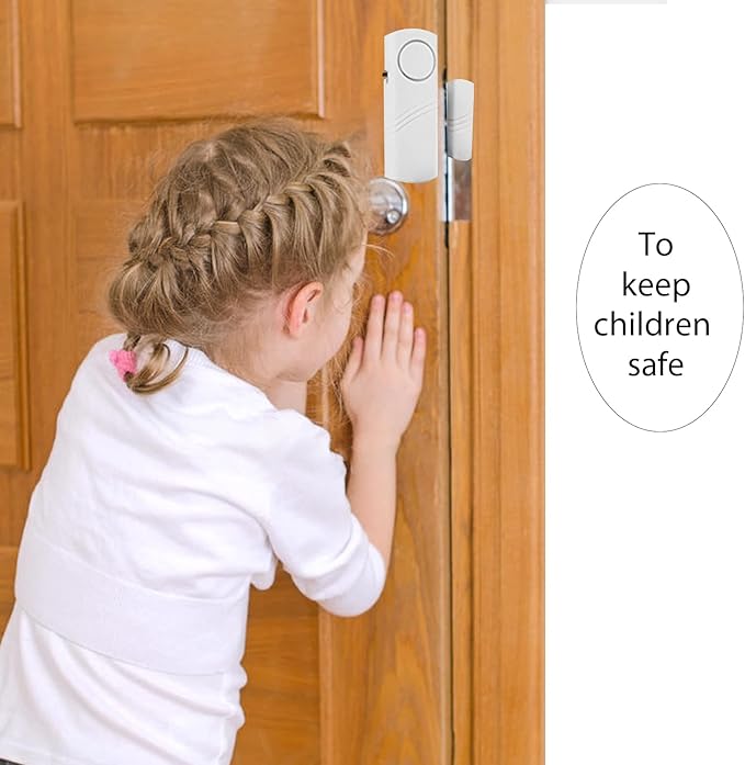 Door Window Alarm, 90DB Door Alarms for Kids Safety, Door Window Burglar Alarm-Window Pool Alarms for Home (15 Pack)