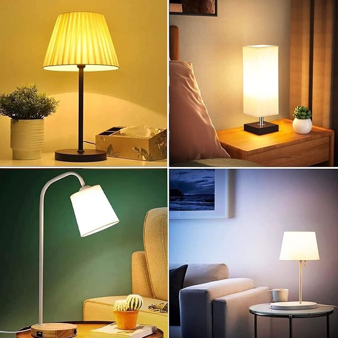 4 Pack RGB Color Changing Light Bulbs with Remote,RGBW LED Light Bulbs,9W Warm White 6500K,16 Color Multicolor A19 E27 Dimmable Memory Function,for Home Decoration,Stage,Bar,Party