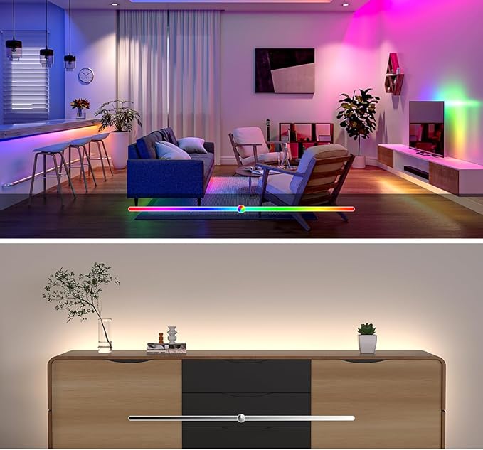 BTF-LIGHTING FCOB IP66 COB LED Strip WS2814 IC RGBW 4000K 24FT 784LED/m DC24V Flexible High Density Color Chasing Light 10mm Width for Home Indoor Decor(No Adapter or Controller)