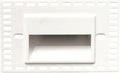 WAC Landscape Lighting, LEDme 120V LED Horizontal Invisible Trim Step and Wall Light 2700K Warm Built-in LED in White