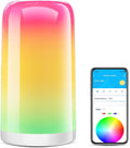 VOLIVO Smart RGBCW+IC Table Lamp - Touch Control, Dimmable Night Light, Plug-in Design; Compatible with Alexa & Google Assistant. A Stylish Decorative Gift.
