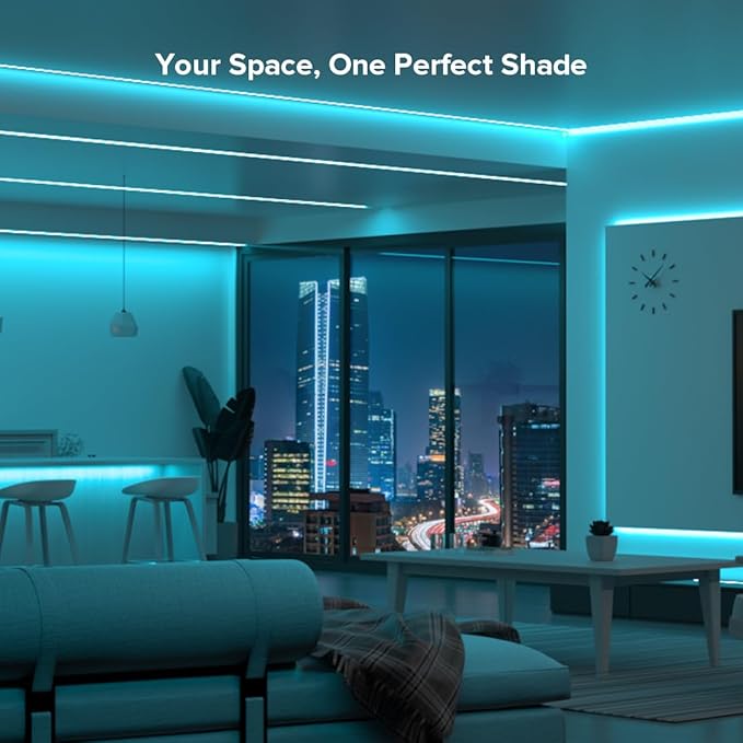 BTF-LIGHTING FCOB USB Powered Ice Blue COB LED Strip Lights 9.8FT 960LEDs 5V 8mm Width 90+ High CRI Ultra Bright Flexible Light for TV Backlight Display Cabinet PC DIY Decor