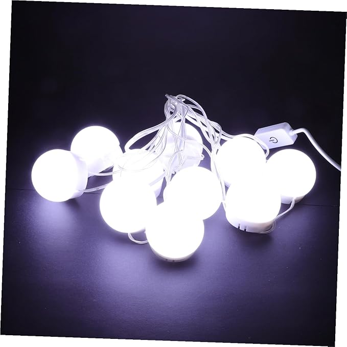 STOBOK 5v Dimmable Led Makeup Mirror Lights Strip USB Powered Vanity Lighting for Bathroom Dressing Table Brightness Easy Installation Soft Eye Protection