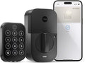 Yale Assure Lock 2 Plus Apple Home Keys, Black Keyless Entry Door Lock with Keypad for Code Entry Lock and Auto-Unlock (No Wi-Fi) Remote Access Requires Apple Home Hub via HomeKit, ‎YRD450-N-BLE-BSP
