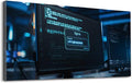 Wibinuki Wall Art Wall Decor Wall Paintings Desktop Computer Screen Showing How a Quantum Computer is Breaking for Living Room Bedroom Bathroom Home Decor Can Be Hung Directly 20"x 40"