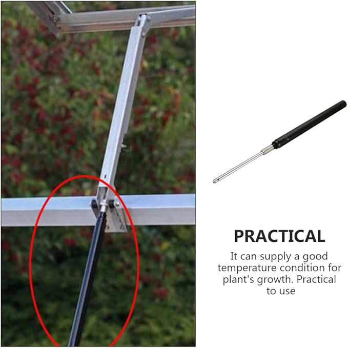 Yardwe Automatic Greenhouse Window Opener Vent Cylinder for Metal Roofs, Temperature-Sensitive Gardening Ventilation Tool, Replacement Roof and Window Opener for Indoor and Outdoor