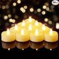BEICHI Flameless Candles, 12/24/50/100/150 Pack Tea Lights Battery Operated, No Flickering Votive Candles LED Tea Lights for Halloween Christmas Wedding Home (100 Pack, Ivory Shell)