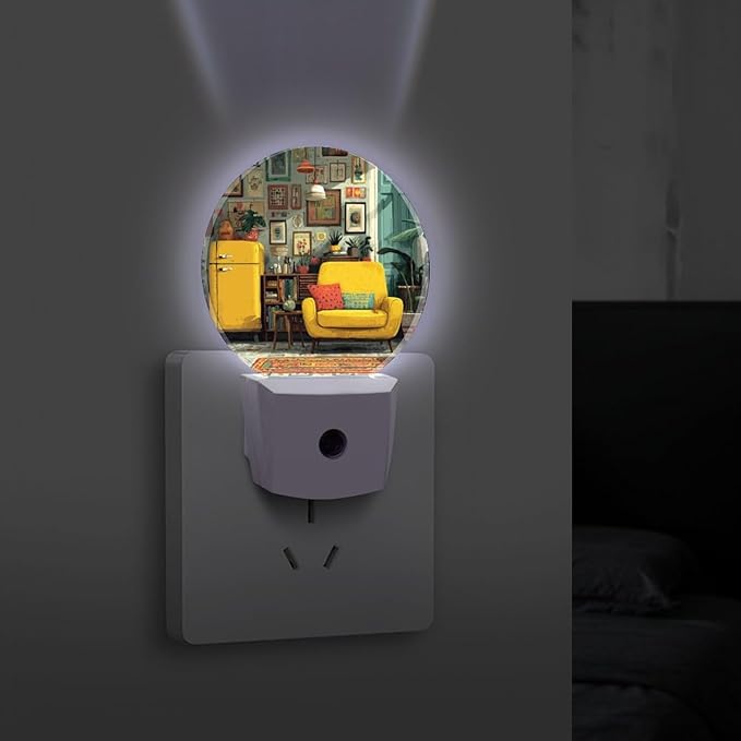 LED Night Light, Vital Interior Smart Sensor Night Lights Plug Into Wall with Auto Dusk to Dawn, Soft Glow Nightlight for Bedroom, Bathroom, Hallway, Stairway