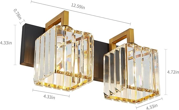 2PacksOutdoorLEDWallLights,16in10-100% DimmingModernPorch&PatioLightsWallSconce,BlackSquareExteriorWallLightFixture,SuitableforLivingRoom,Garage,Bathroom