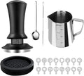 20 PCS Espresso Accessories Kit, Spring Loaded Calibrated Tamper, Spring Loaded Calibrated Tamper, WDT Tool and Dosing Funnel Set Fits Delonghi 58 mm Espresso Coffee Machines and Portafilter