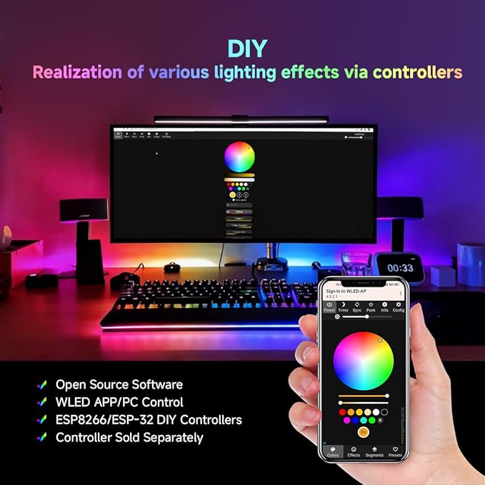 BTF-LIGHTING SK6812(Similar WS2812B) UL Listed RGBW RGB+Natural White(4000K) Individually Addressable DC12V 16.4FT 60LED/m 4 Color in 1 Light Dream LED Strip IP65 White PCB(No Adapter or Controller)