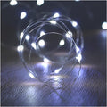 Fairy Lights Battery Operated, 10Feet 30 LED String Lights Indoor Outdoor, Starry Twinkle Light for Wedding Party Christmas Table Decorations, Cold White Bluish（AA Batteries not Included）