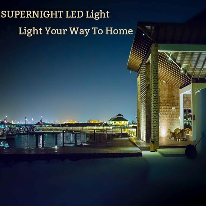 SUPERNIGHT LED Strip Lights, RGB Color Changing 16.4Ft SMD5050 LEDs Flexible Light Strip Rope Lighting Kit with 44 Key Remote Controller and 12V Power Supply for Bedroom TV Backlight Christmas