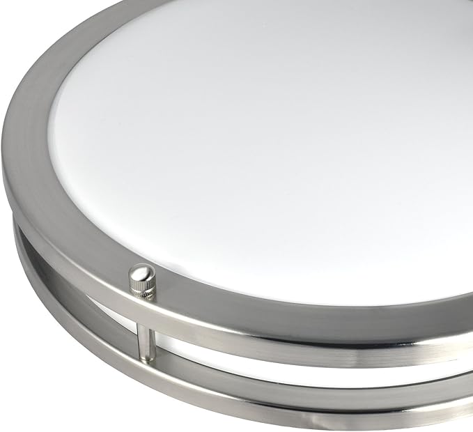 LUXRITE 12 Inch LED Flush Mount Ceiling Light, CCT Color Temperature Selectable 2700K | 3000K | 3500K | 4000K | 5000K, Dimmable Ceiling Light Fixture, 14W, 1120 Lumens, Energy Star, ETL Listed