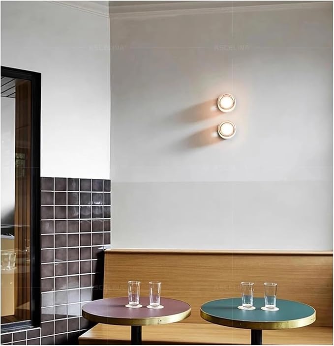 Modern LED Wall Lamp - Amber Jelly Design, Smokey Grey Sconce for Living Room, Corridor, Study, Dining Room - Stylish Home Decor Fixture