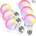 DAYBETTER Smart Light Bulbs, RGBCW Wi-Fi Color Changing Led Bulbs Compatible with Alexa & Google Home Assistant, A19 E26 9W 800LM Multicolor Bulb, No Hub Required, 6 Pack