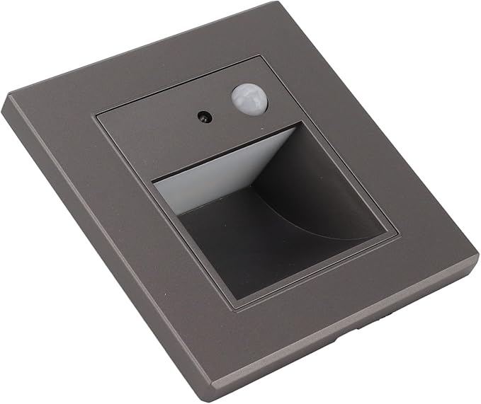 Kikumi Recessed Stair Light, Motion Sensor Step Light for Home PC 3000K