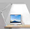 AVIMYA LED Desk Lamp,Adjustable Swing Arm Desk Lamp with Clamp,Dimmable Desk Light Eye-Care Table Light, Memory Function, 5 Color Modes, 7-Level Brightness Table Lamp for Home, Office, Study, Reading