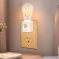 LED Night Light, Amber Nightlight, Dimmable Night Light with Motion Sensor, 10-100LM, 2200K W-Type Light for Kids Bedroom, Bathroom, 1-Pack