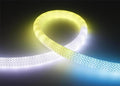 16.4FT WS2811 360 Degree Round Reticulate Super-Bright Neon LED Strip,RGB Nylon Flexible Dream Colorful Christmas Rope Light,Bedroom Indoor Outdoor Decoration,DC12V