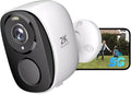 5G/2.4GHz WiFi Security Cameras Wireless Outdoor,2K Battery Home Security Camera with AI Detection,Siren, Surveillance Indoor Home Camera, Color Night Vision,2-Way Talk,IP65, Cloud/SD, Works Alexa